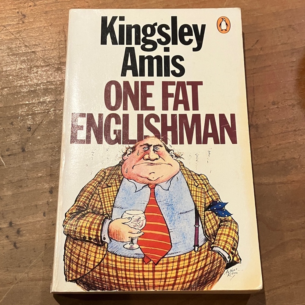 Kingsley Amis 'One Fat Englishman' vintage Book